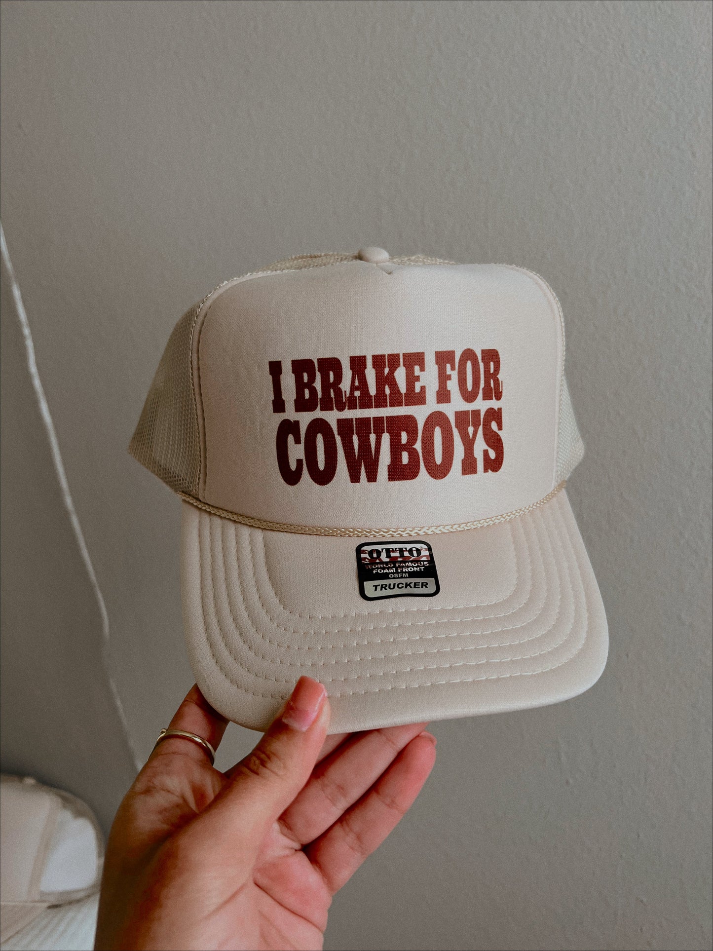 BRAKE FOR COWBOYS TRUCKER